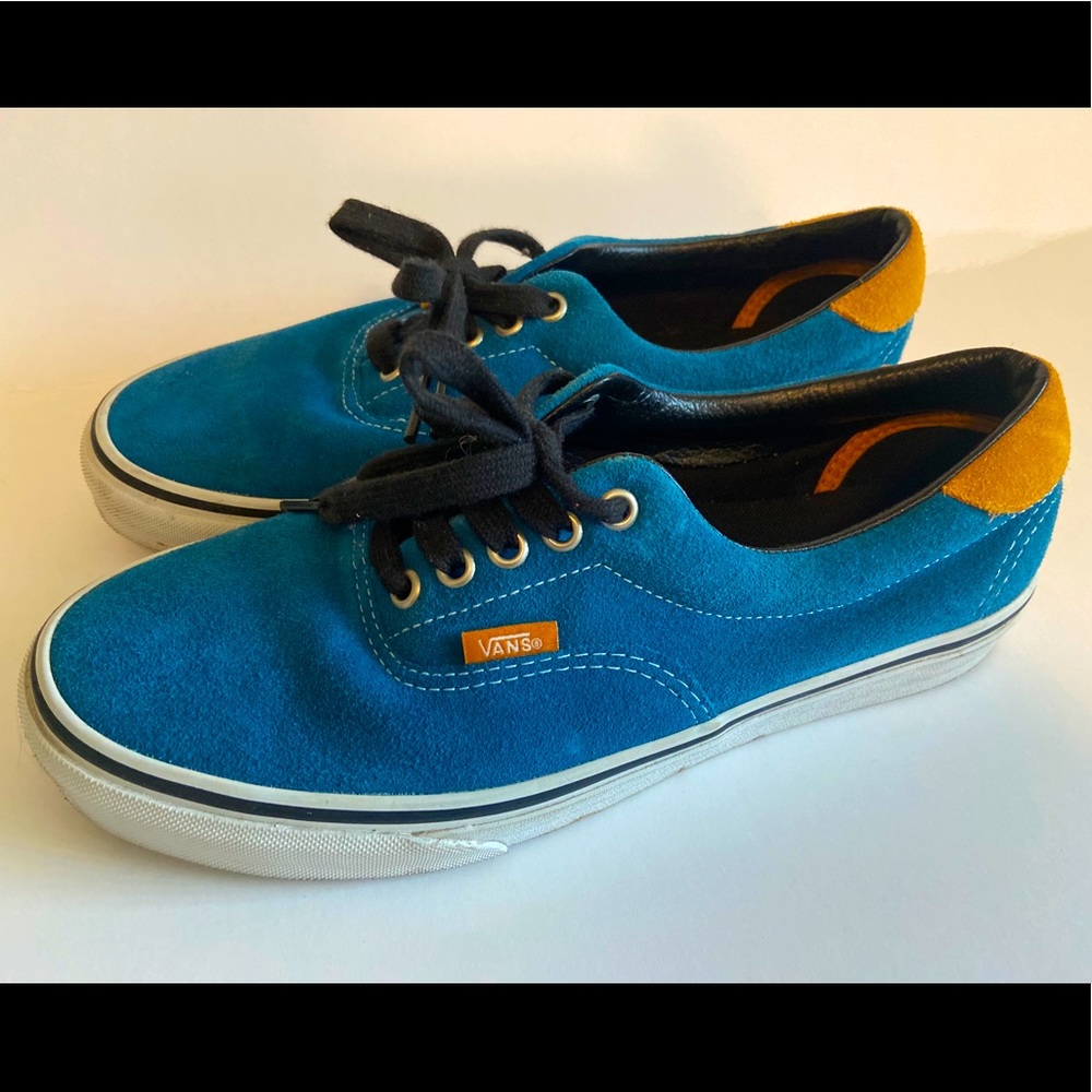 Vans Authentic Blue Suede Shoes